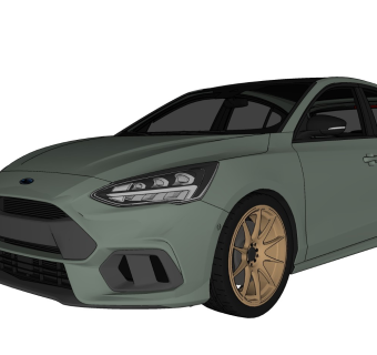 超精细汽车模型 福特 Ford Focus RS Custom_SU2015